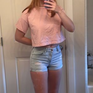Small Pink Forever 21 Crop Top
